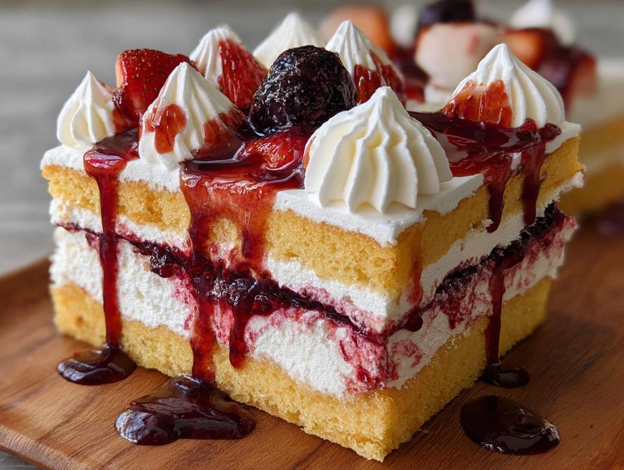 Vampire Poke Cake: 1 Spooky Dessert Masterpiece - Vampire Poke Cake - additional detail