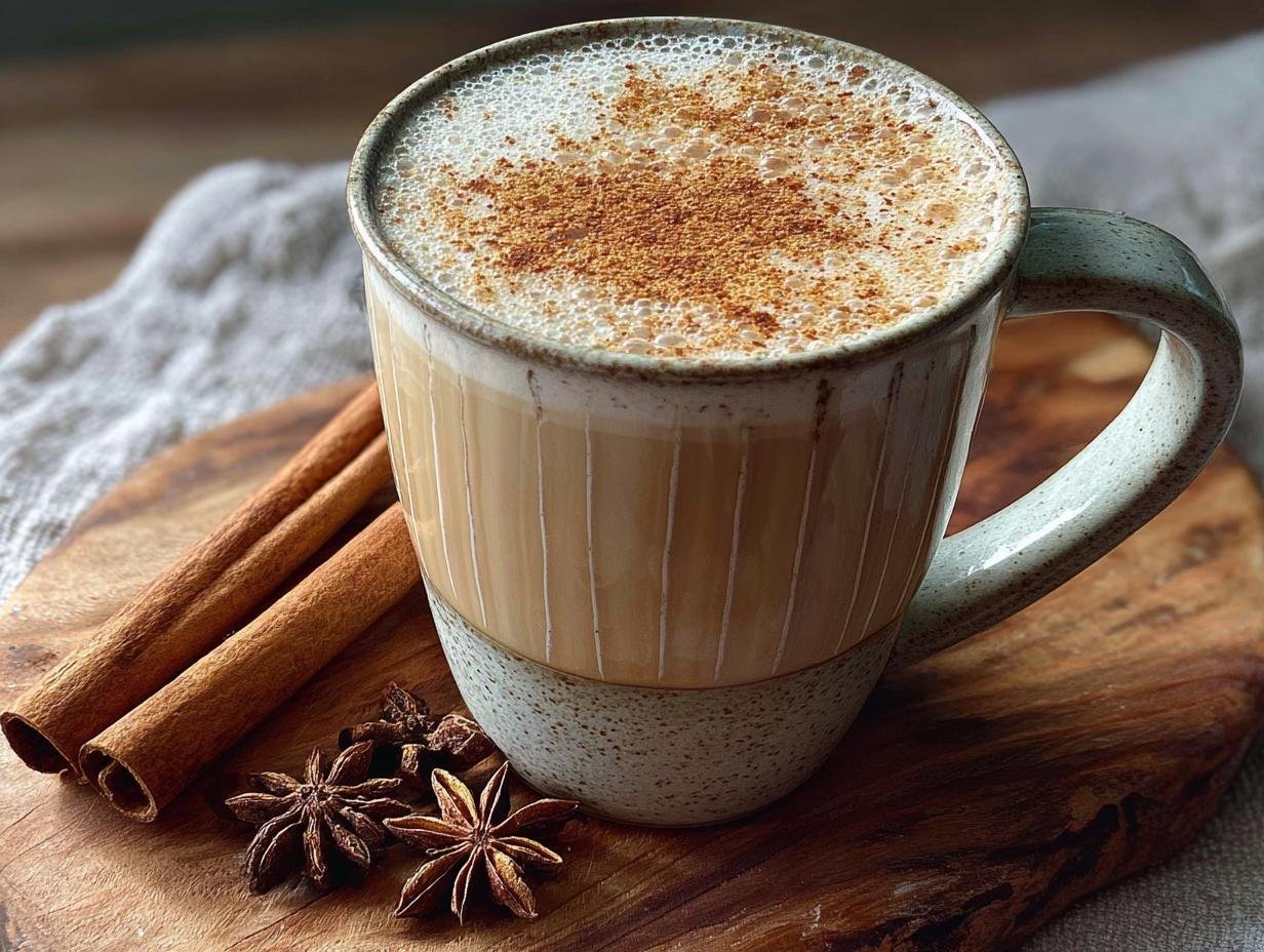 Bold Vanilla Cinnamon Milk Tea: 7 Min Yum - Vanilla Cinnamon Milk Tea - serving suggestion
