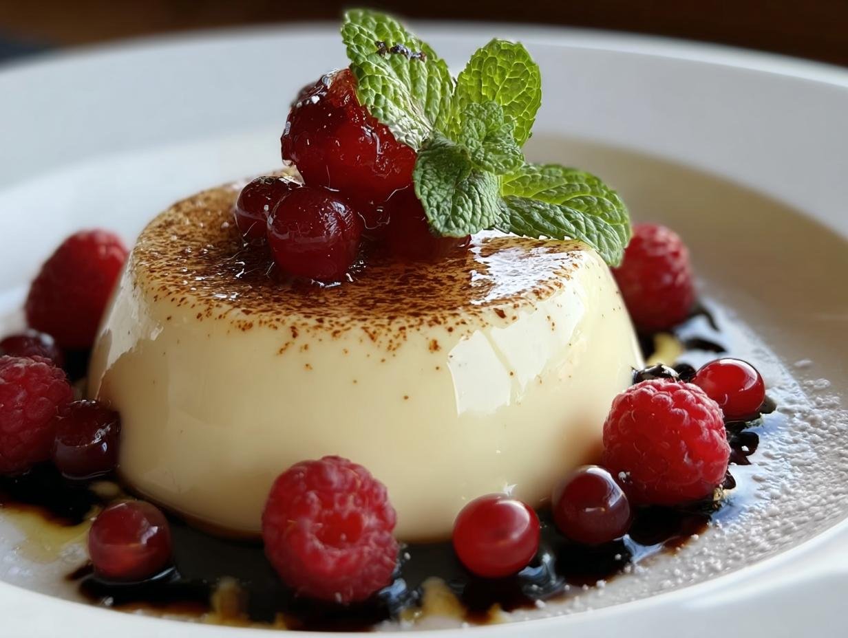 Vanilla Panna Cotta Creamy