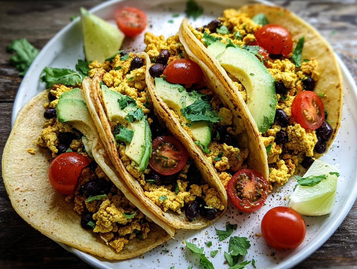 Vegan Breakfast Tacos: Amazing 1st Bite - Vegan Breakfast Tacos - additional detail