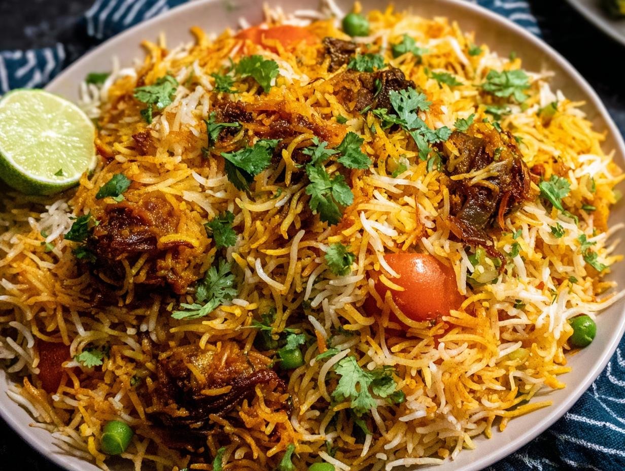 Vegetable Dum Biryani: Amazing Restaurant Taste 2x - Vegetable Dum Biryani - additional detail