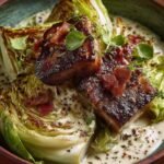 APPLE CREAM BRAISED CABBAGE