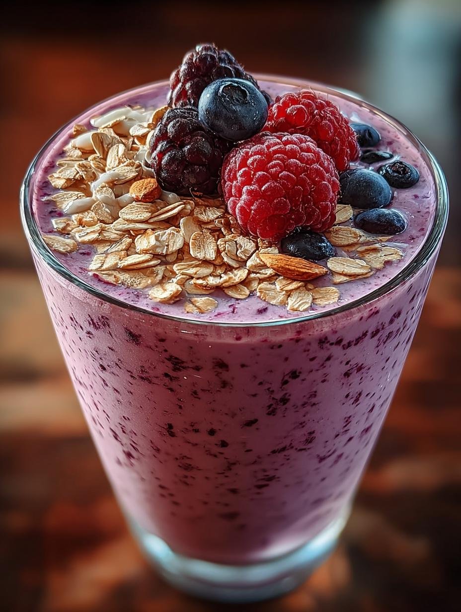 Berry Oat Breakfast Smoothie: 5 Steps to a Healthy Start - Berry Oat Breakfast Smoothie - main visual representation