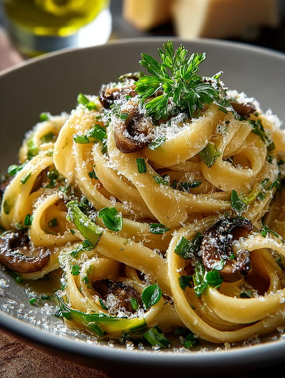 Caramelized Leek Pasta: 7 Savory Weeknight Dinner Ideas - Caramelized Leek Pasta, Mushroom Gruyere Pasta, Weeknight Dinner Recipe, Restaurant- - additional detail