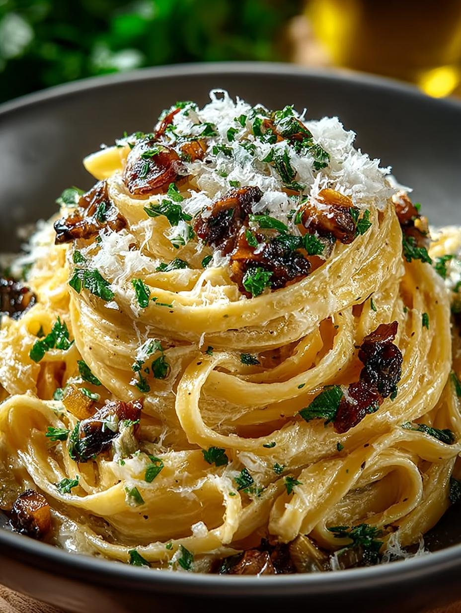 Caramelized Leek Pasta: 7 Savory Weeknight Dinner Ideas - Caramelized Leek Pasta, Mushroom Gruyere Pasta, Weeknight Dinner Recipe, Restaurant- - additional detail