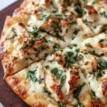 Chicken Alfredo Flatbread