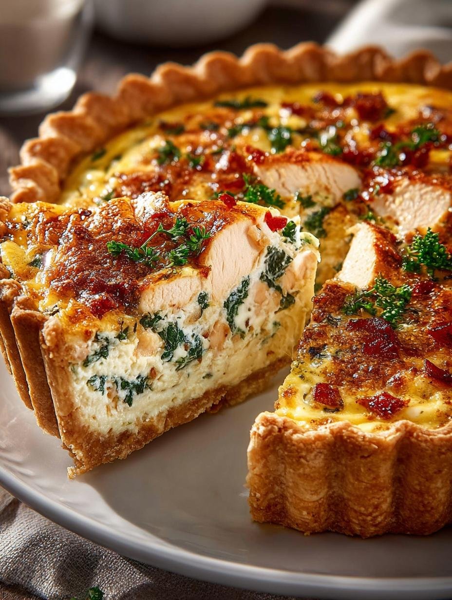 Homemade Chicken Quiche: 5 Reasons to Love This Comfort Dish 3 Homemade Chicken Quiche: 5 Reasons to Love This Comfort Dish - Chicken Quiche - additional detail