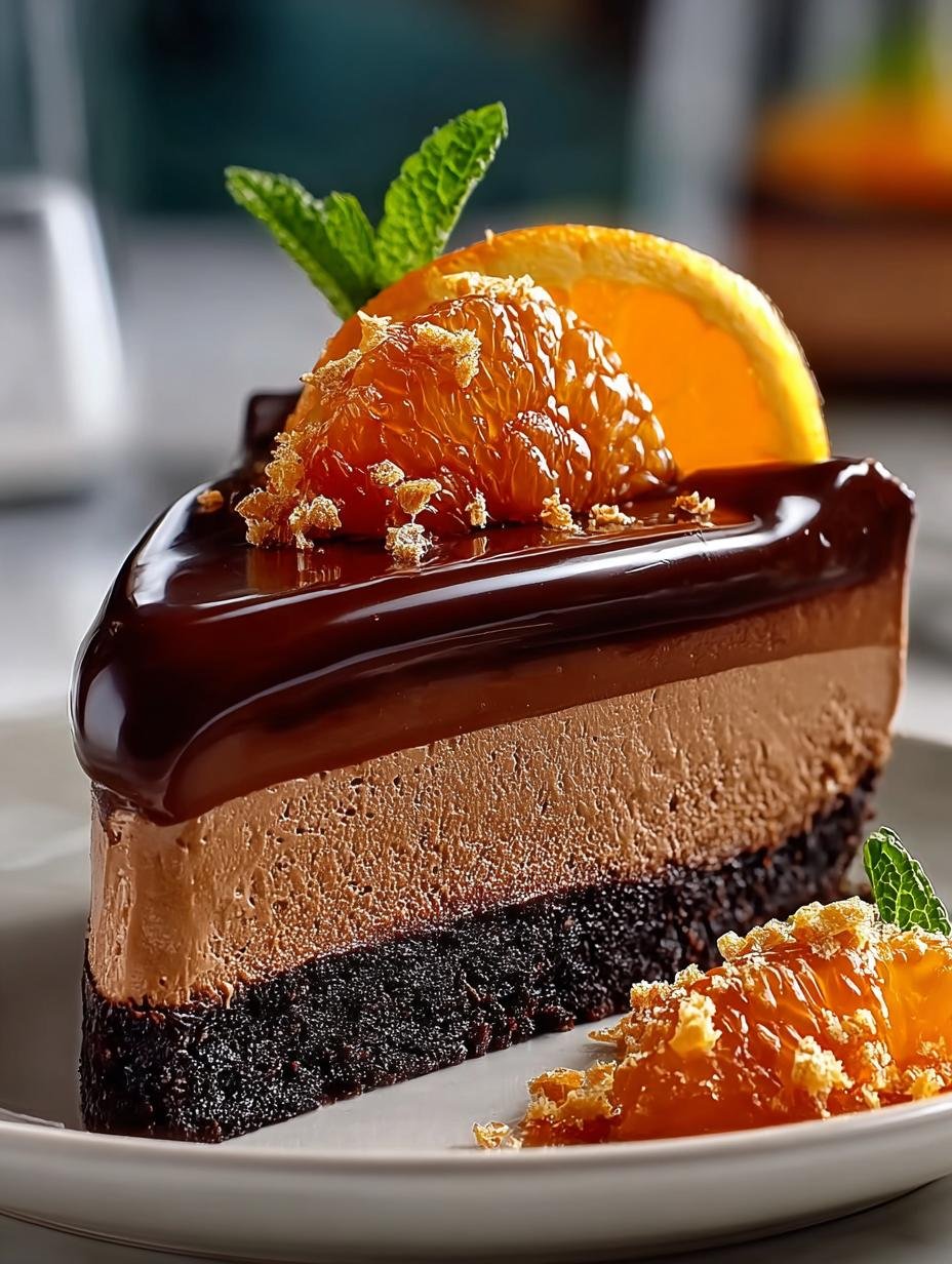 Irresistible Chocolate Orange Cheesecake for Any Celebration - Chocolate Orange Cheesecake - main visual representation