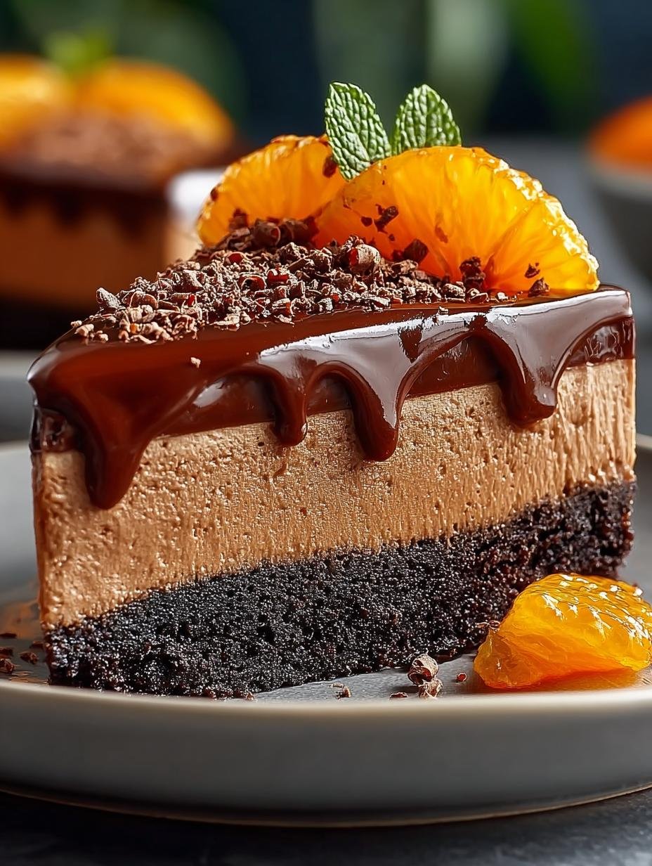 Chocolate Orange Cheesecake