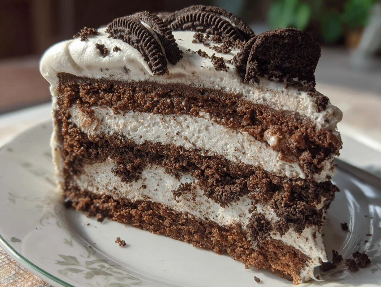 Delectable Cookies Cream Filling Cake Bliss - Cookies Cream Filling Cake - additional detail