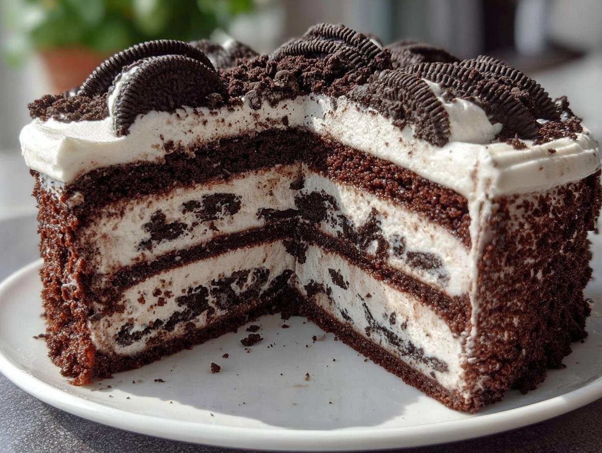 Cookies Cream Filling Cake