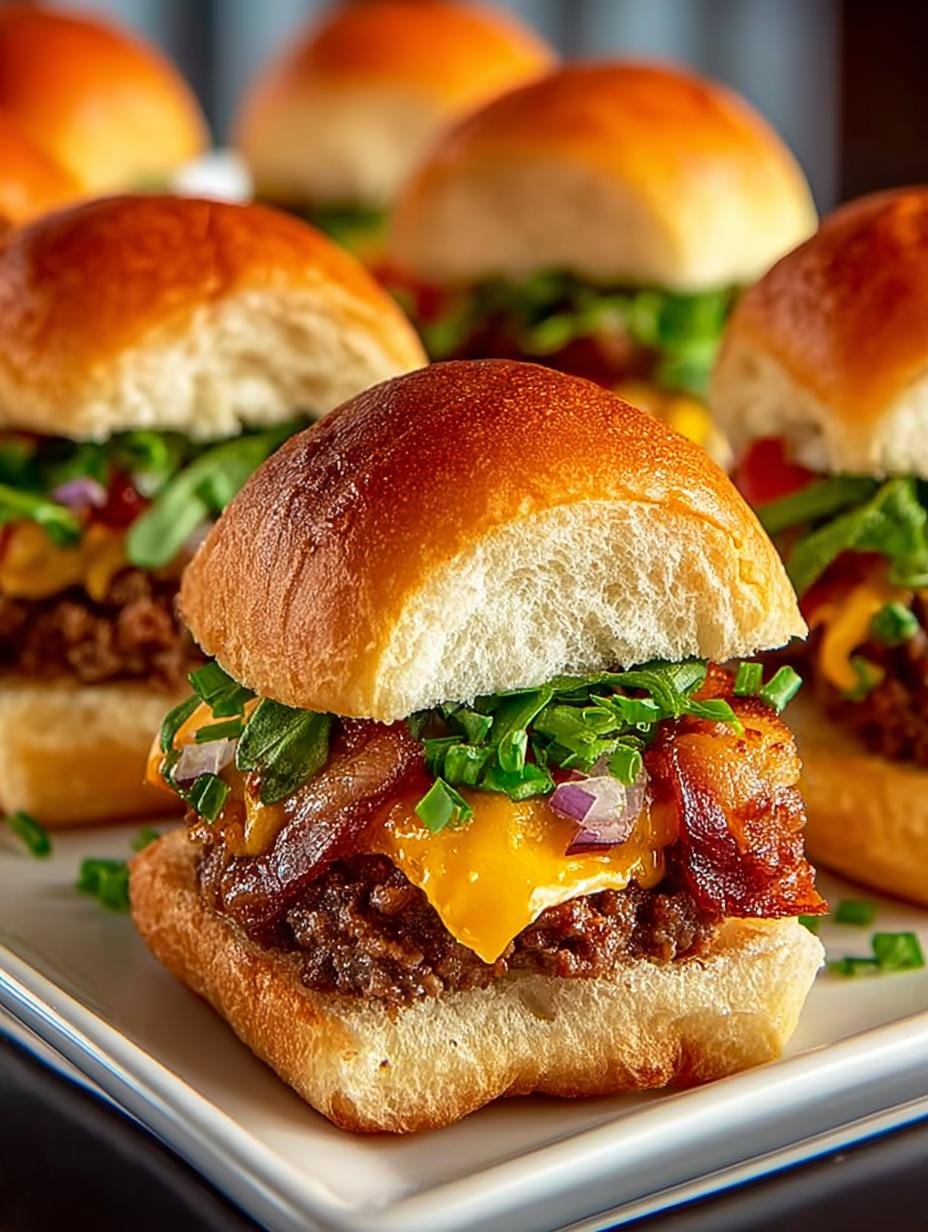 Cowboy Sliders, Mini Burgers, Easy Recipe, Comfort Food