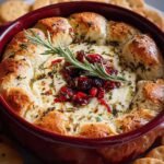 Cranberry Brie Biscuit Dip