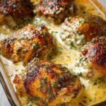 Creamy Baked Chicken Thighs