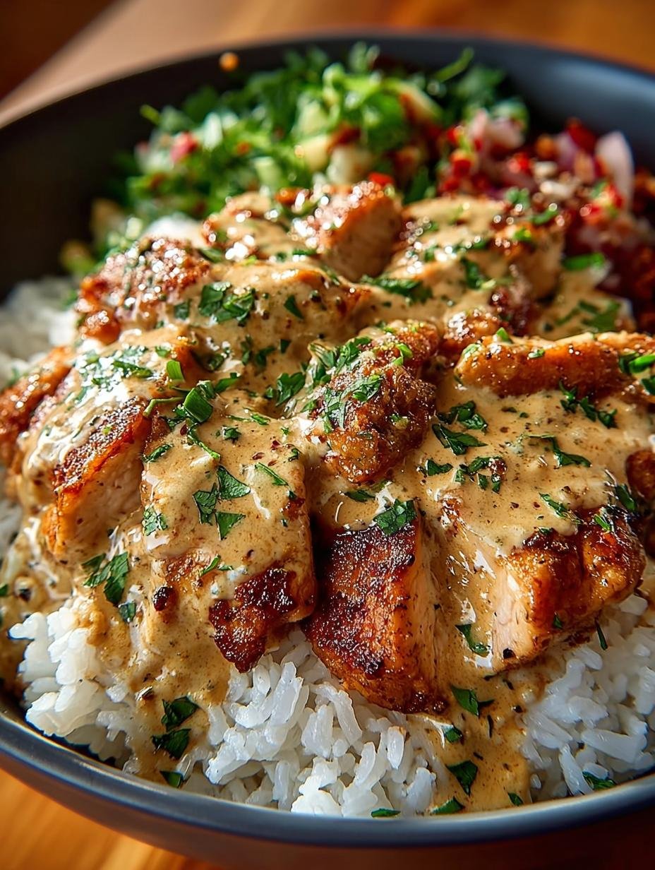 Creamy Cajun Chicken Rice Bowls