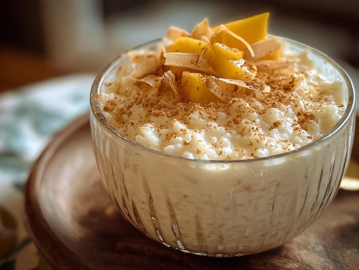 Creamy Coconut Rice Pudding ingredients