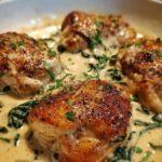 Creamy Garlic Chicken Thighs