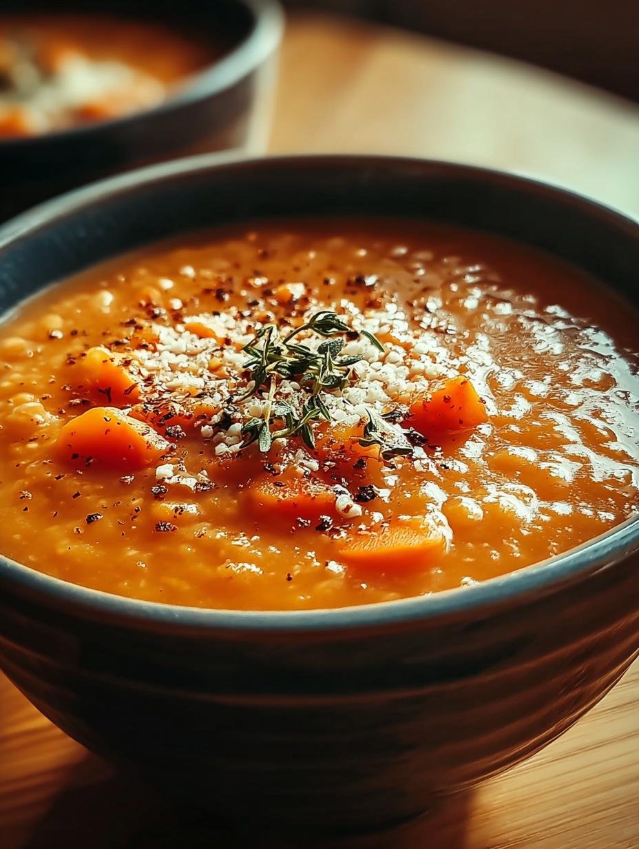 Best Creamy Tomato Lentil Soup for Cozy Nights - Creamy Tomato Lentil Soup - main visual representation