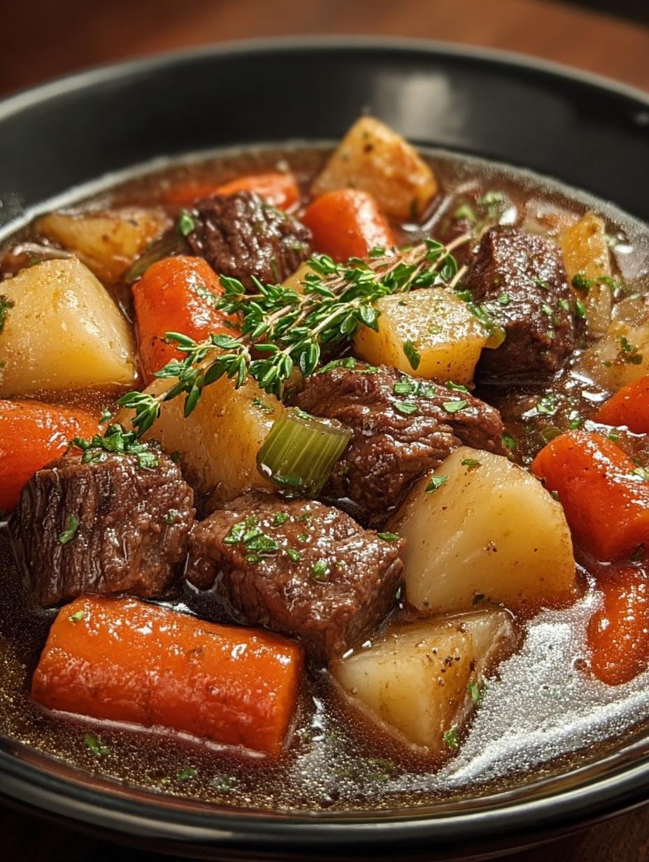 Delicious Crockpot Beef Vegetable Stew for Cozy Nights 3 Delicious Crockpot Beef Vegetable Stew for Cozy Nights - Crockpot Beef Vegetable Stew - additional detail