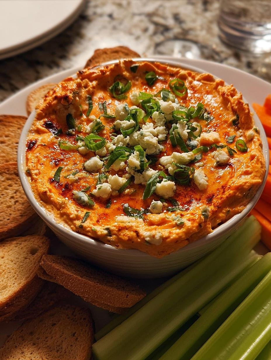 Crockpot Buffalo Chicken Dip