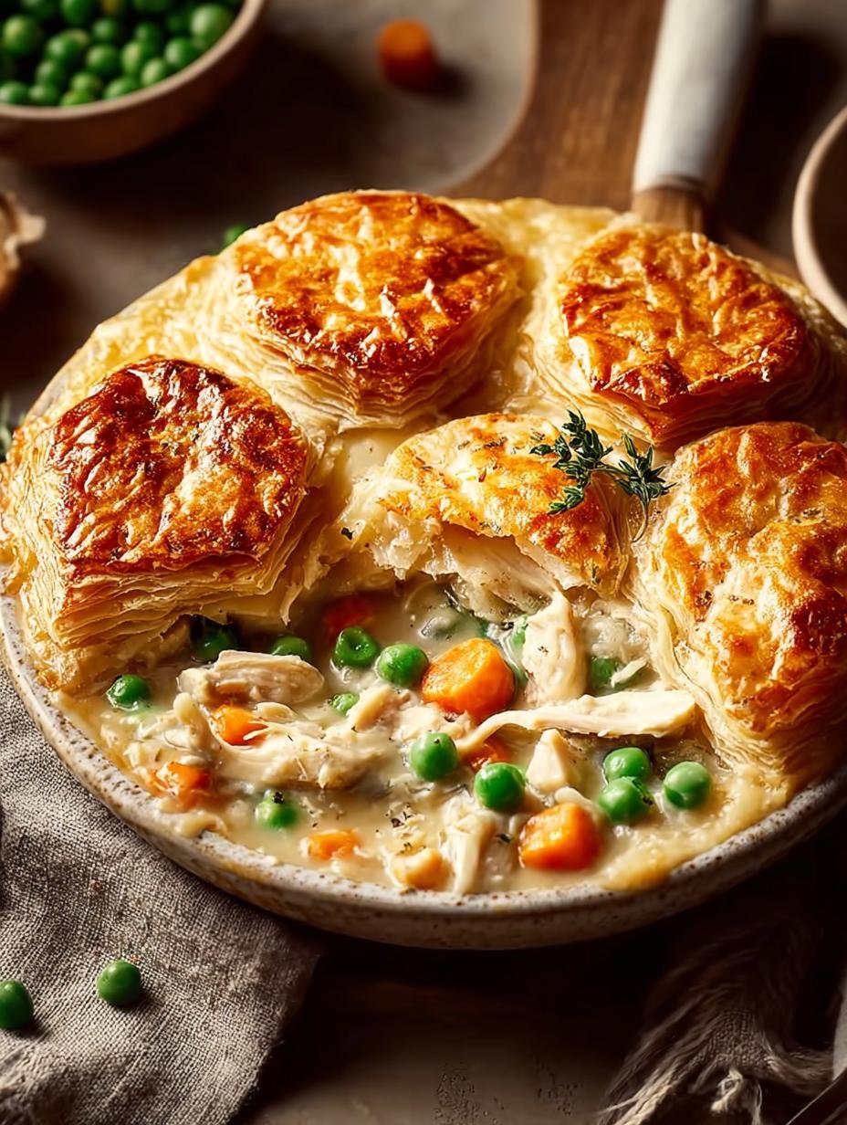 Delicious Crustless Chicken Pot Pie for Guilt-Free Comfort - Crustless Chicken Pot Pie - main visual representation