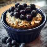 Deliciously Blueberry Oat Muffin