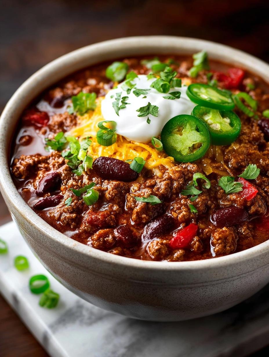 EASY GROUND BEEF CHILI
