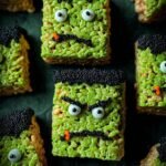 Frankenstein Halloween Rice Krispie