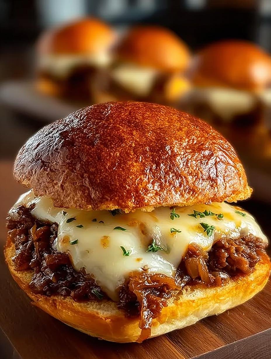 French Onion Sloppy Joes: 7 Flavorful Twists - French Onion Sloppy Joes - additional detail