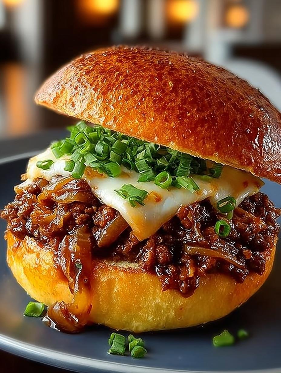French Onion Sloppy Joes