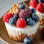 Frozen Yogurt Granola Cups