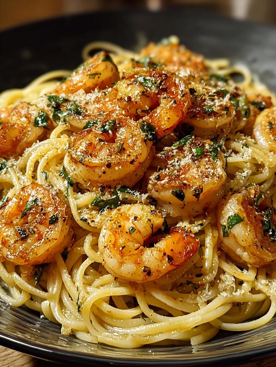 Garlic Butter Shrimp Pasta