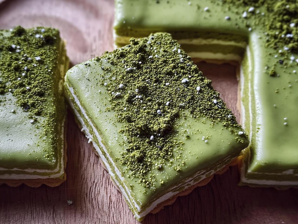 Amazing Giant Frosted Matcha Pop Recipe - Giant Frosted Matcha Pop - additional detail