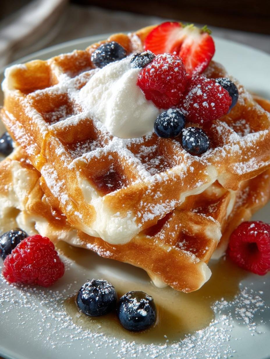 Greek Yogurt Waffles