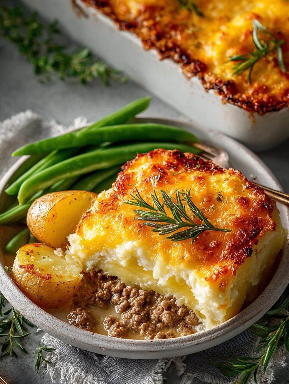 Hearty Ground Beef and Potato Casserole Recipe for Dinner - Hearty Ground Beef and Potato Casserole Recipe - additional detail