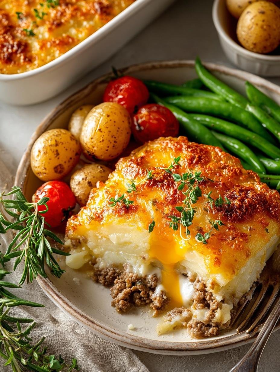 Hearty Ground Beef and Potato Casserole Recipe