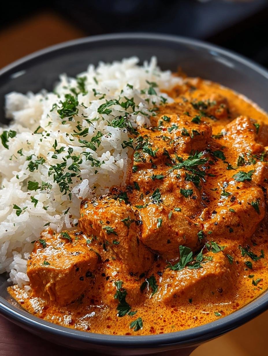 Irresistible Butter Chicken with Rice: A Comfort Classic - Irresistible Butter Chicken with - main visual representation