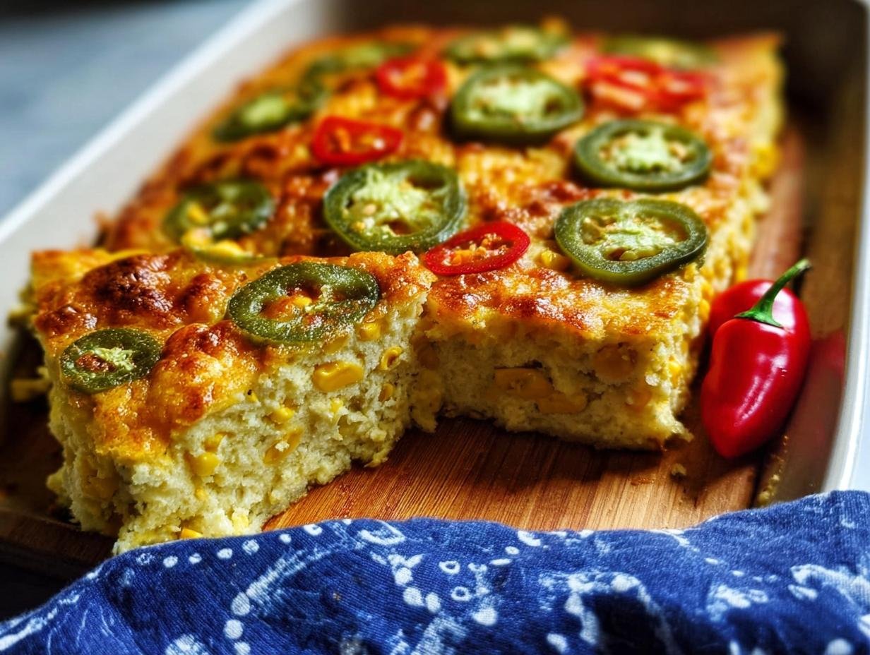 Amazing Jalapeno Corn Souffle: 55 Min Easy Bake - Jalapeno Corn Souffle - additional detail