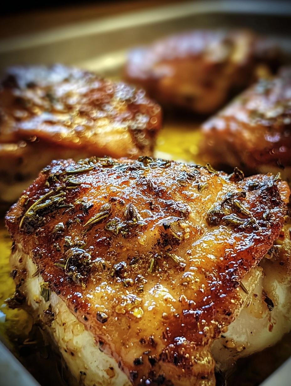 Amazing Juicy Lemon Garlic Turkey in 45 Mins - Close-up of a perfectly cooked Juicy Lemon Garlic Turkey thigh, showing crispy skin and tender meat, ready to be served