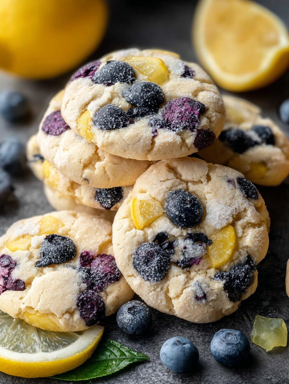 Lemon Blueberry Cookies