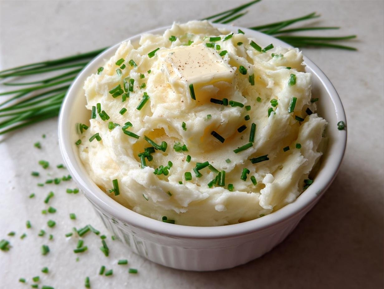 Manchego Whipped Potatoes - additional detail