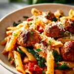 NO-BOIL BAKED PENNE, MEATBALLS RECIPE