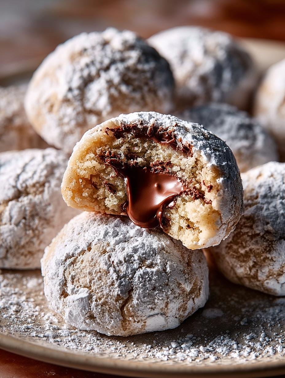 Nutella Snowball Cookies: 18 Irresistible Treats for Everyone - Nutella Snowball Cookies - additional detail