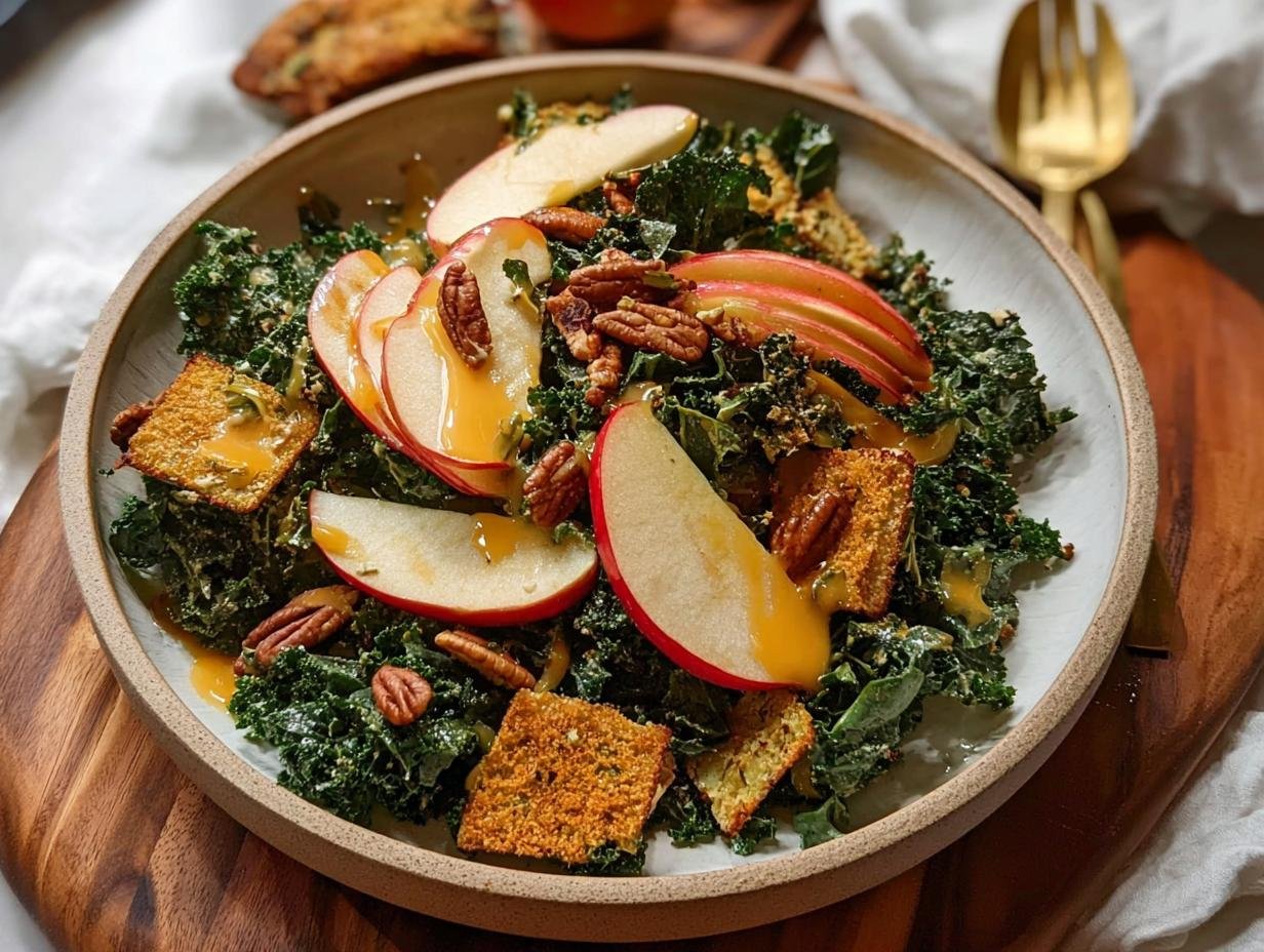Nutty Harvest Honeycrisp Kale: Amazing Salad Recipe - Nutty Harvest Honeycrisp Kale - additional detail