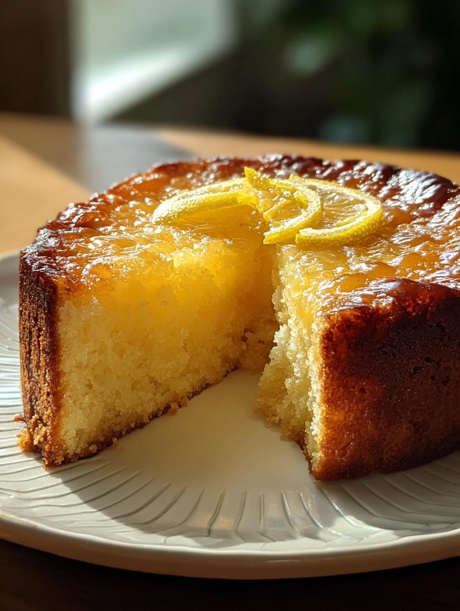 One Bowl Lemon Yogurt: 1 Amazing, Moist Cake Secret - A slice of One Bowl Lemon Yogurt cake with a drizzle of glaze and fresh berries, ready to be served.