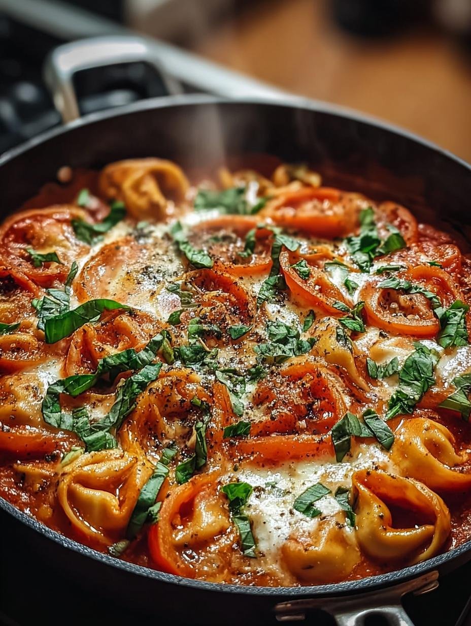 One Pot Creamy Tomato Basil Tortellini You’ll Adore - One Pot Creamy Tomato - main visual representation