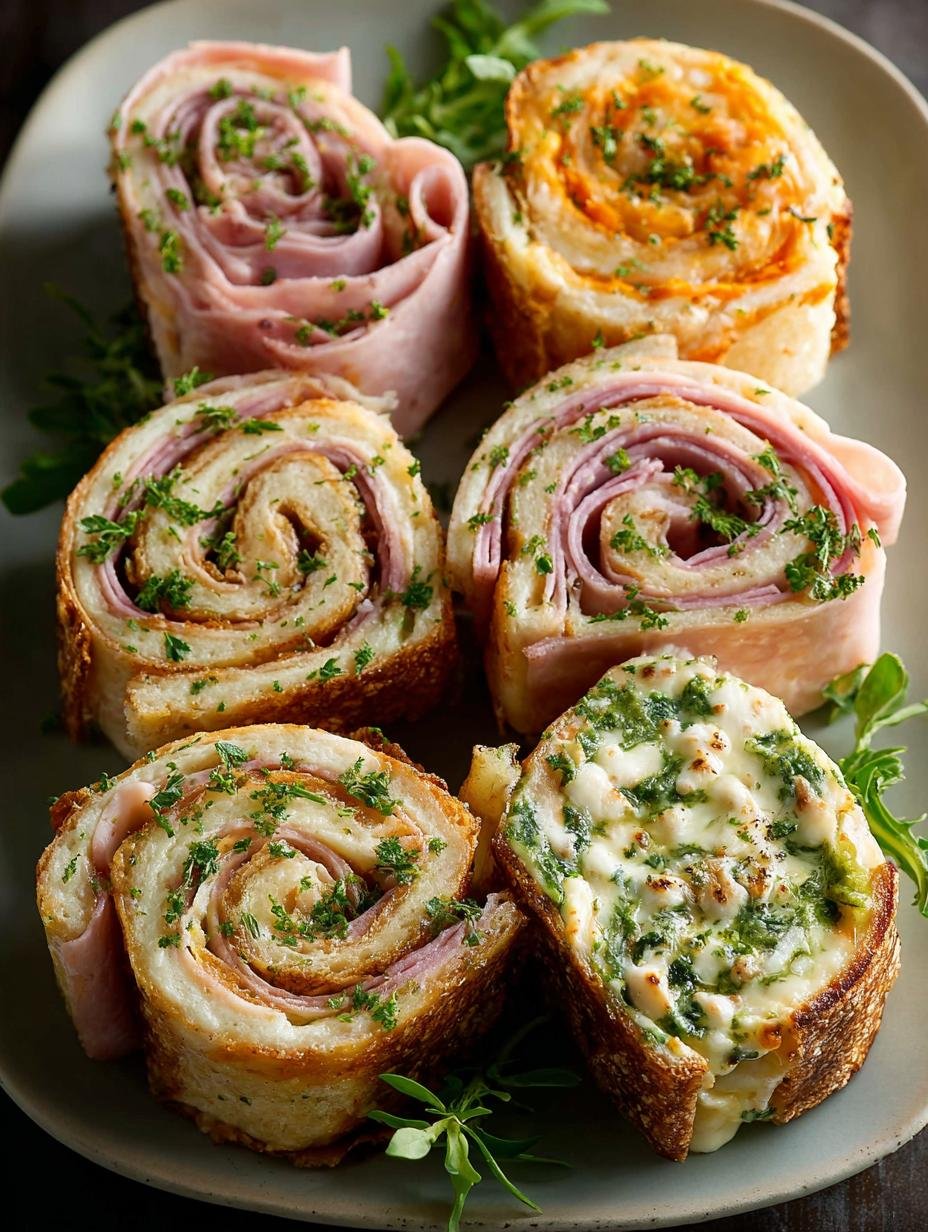 Classic Turkey & Cheese Pinwheels Sandwiches Recipes - Pinwheels Sandwiches Recipes - main visual representation