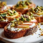Ricotta Pear Crostini Salty