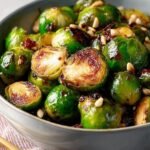 Roasted Balsamic Brussels Sprouts with Pancetta Delight 4 Roasted Balsamic Brussels Sprouts