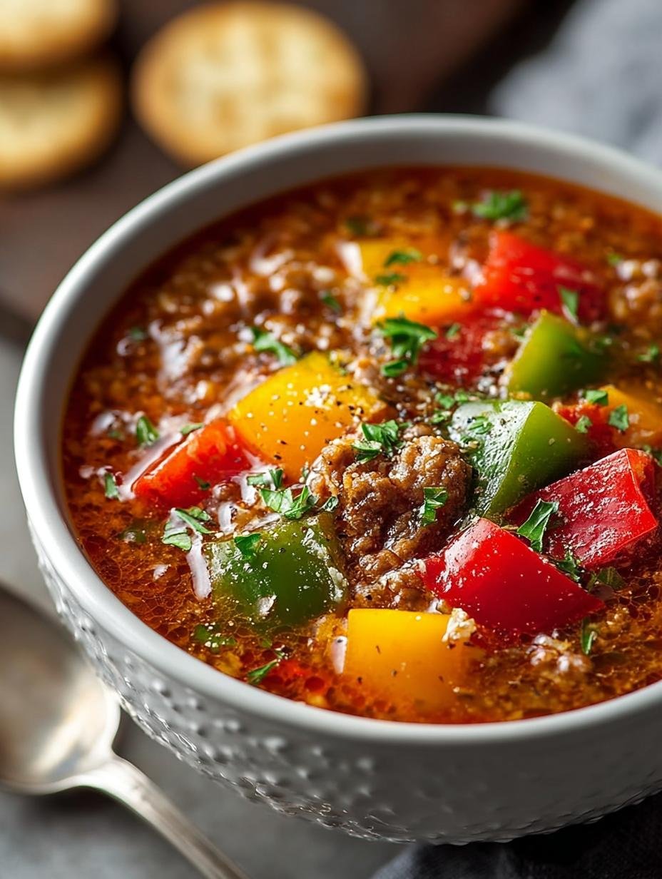 STUFFED PEPPER SOUP RECIPE